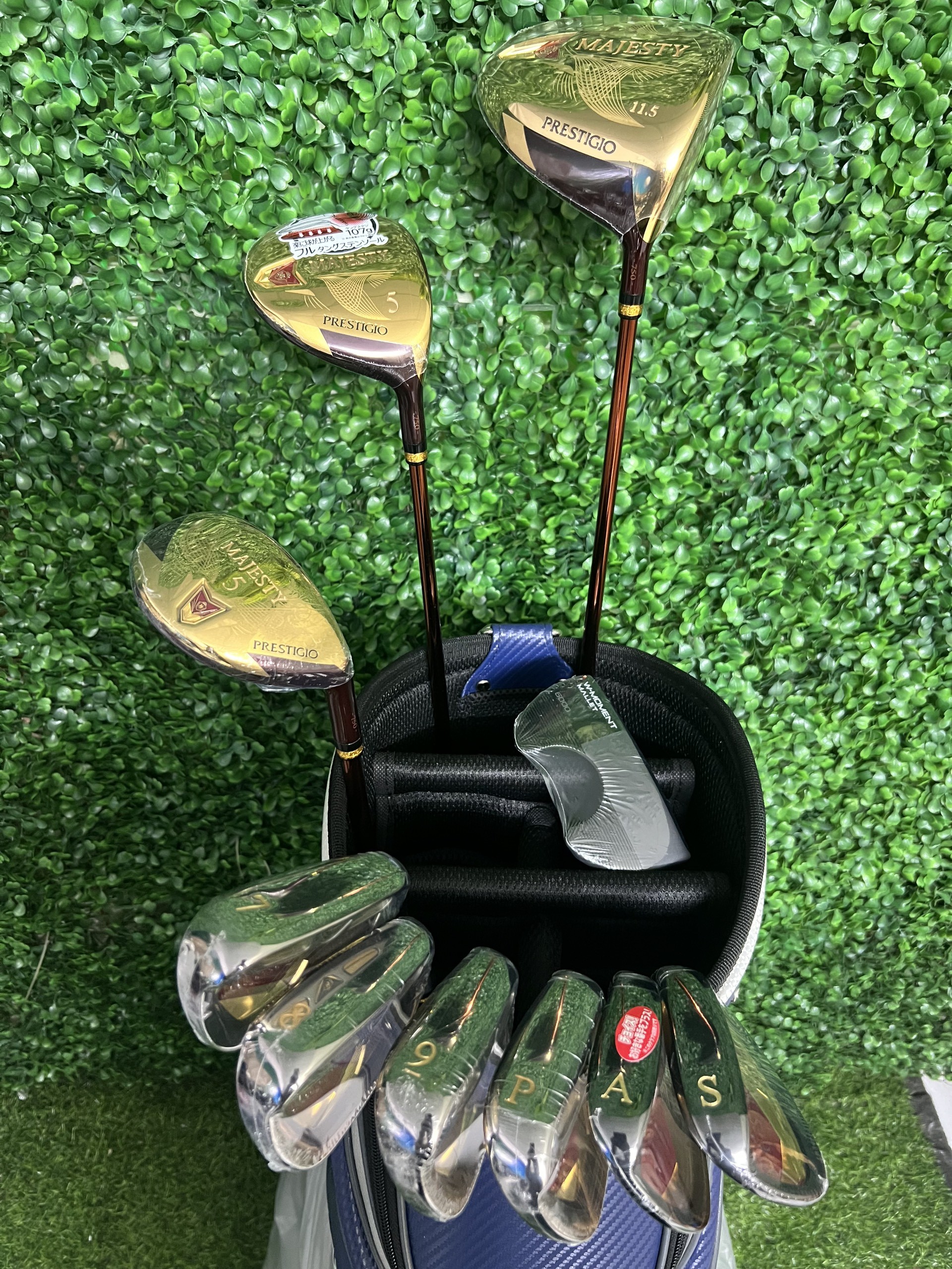 Fullset Majesty  Prestigio XII gồm 10 gậy cán TL750 Ladies flex L New _Sẵn Sale 50%