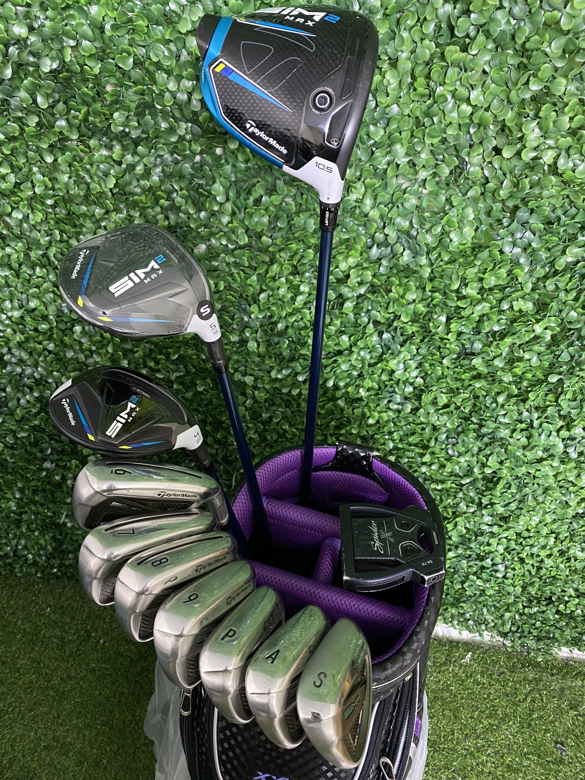 Fullset Taylormade Sim2 max cán S+ 85R gồm 11 gậy