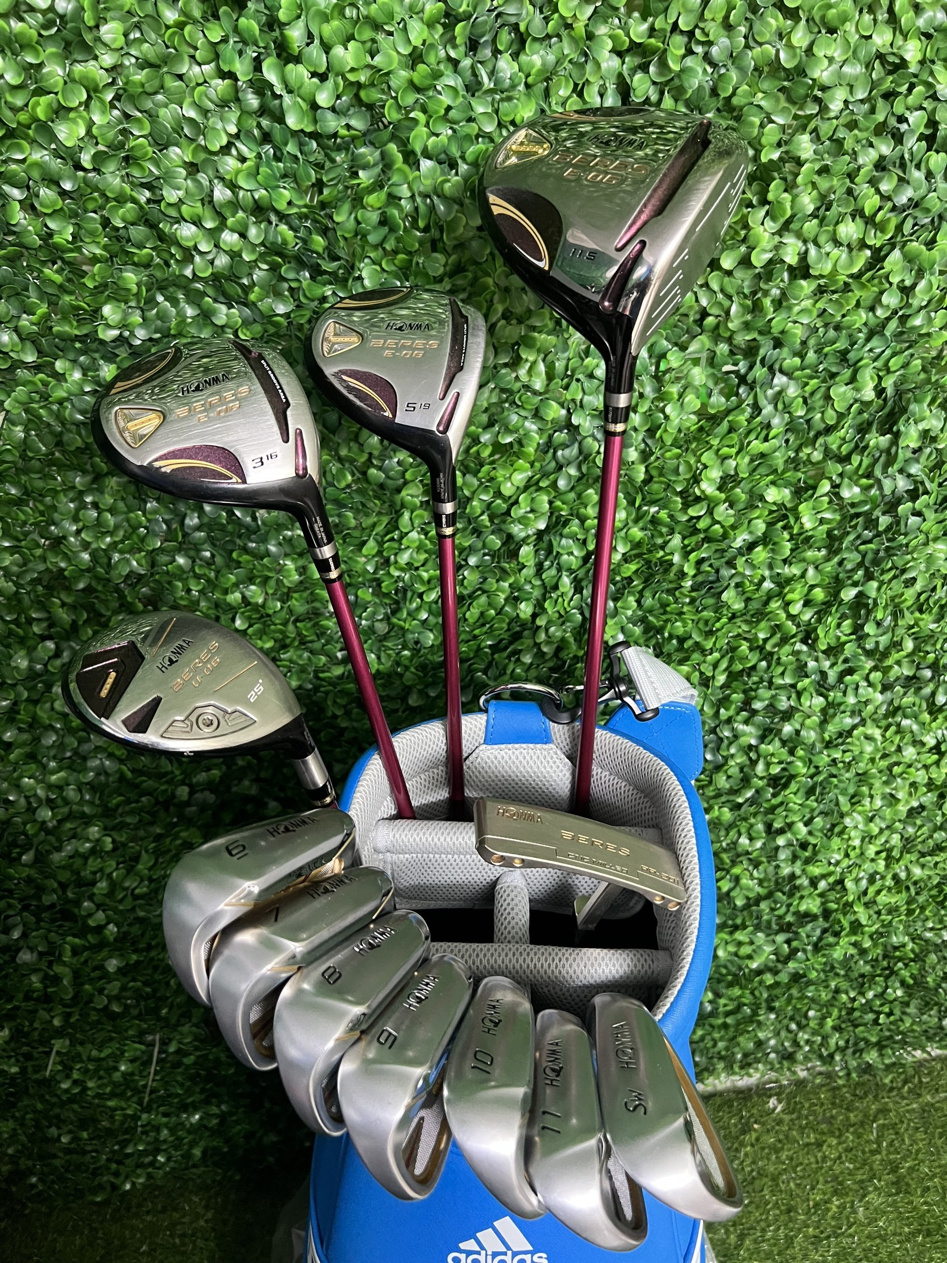 Fullset HONMA 3 SAO E06 12 gậy cán 38gr L lướt - ĐÃ BÁN