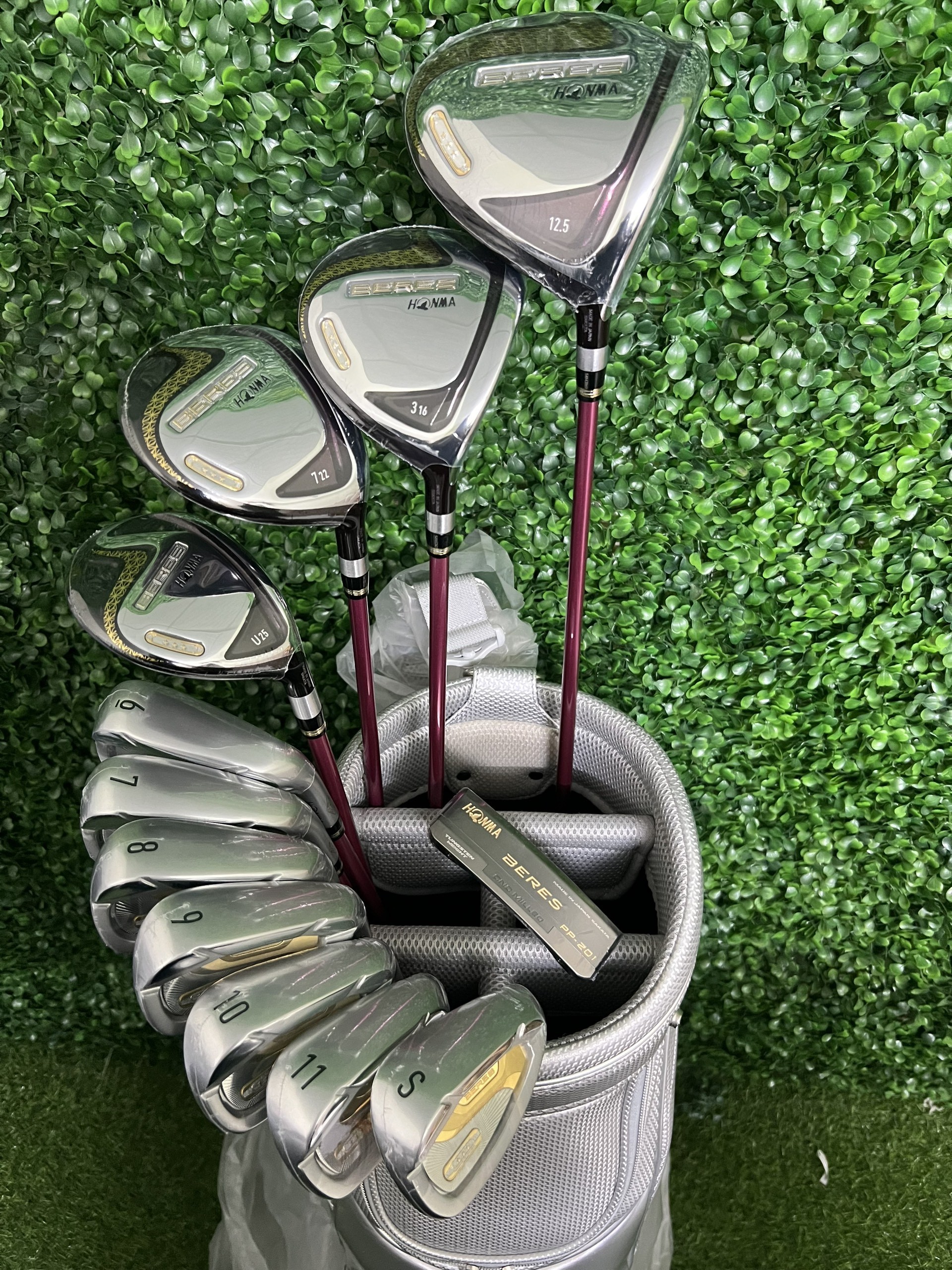  Fullset Honma 3 sao E07 bao gồm 12 gậy cán 38gr L kèm túi NEW 100%  -ĐÃ BÁN