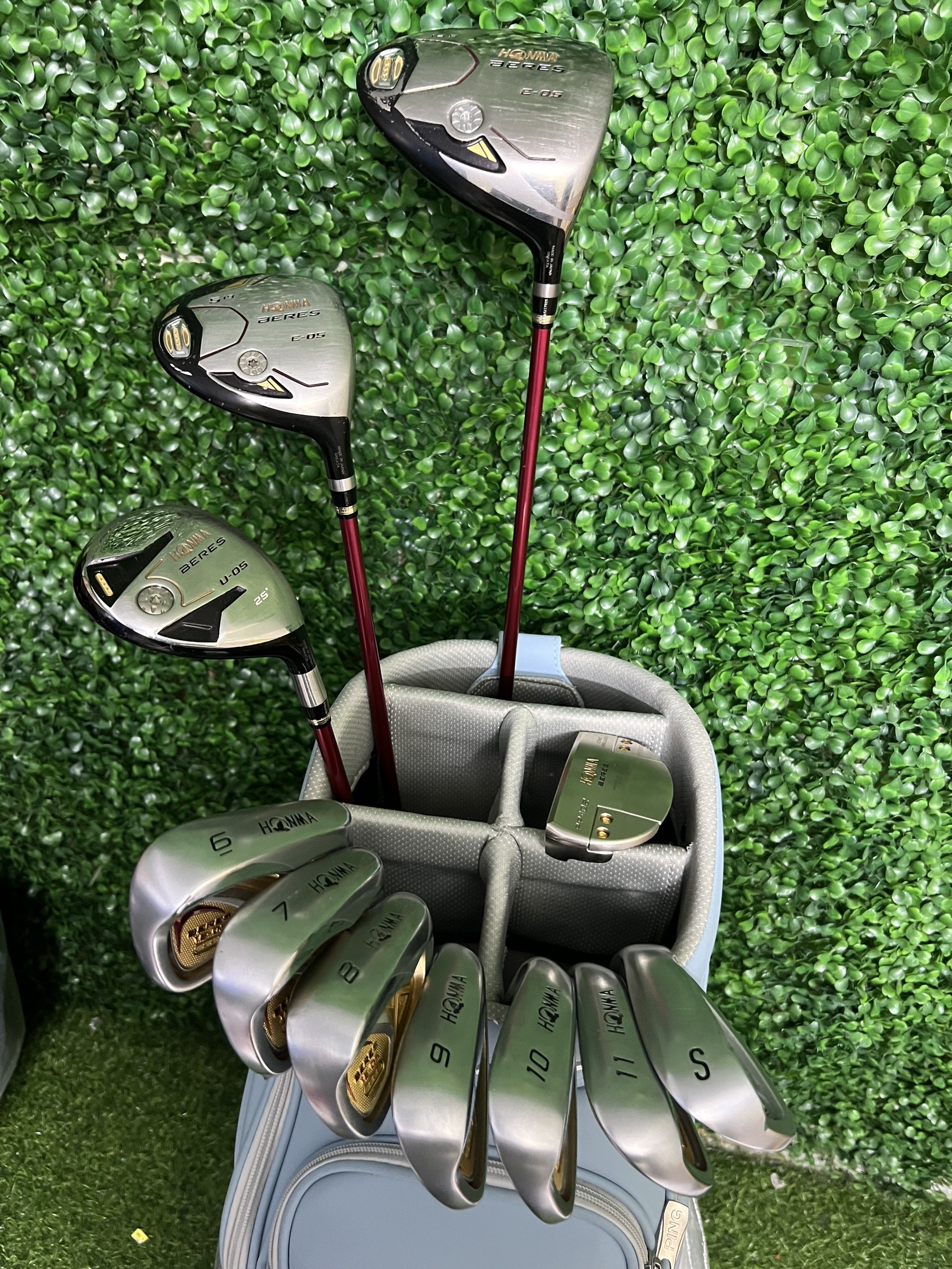 Honma E05 3 sao cán L cũ 11 gậy 39 gram